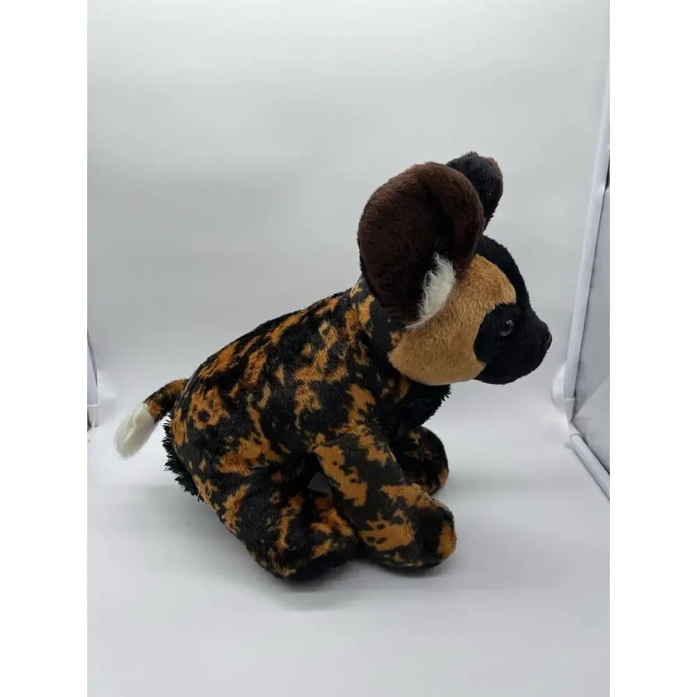 Destination Nation Aurora African Wild Spotted Dog Calico Hyena Plush Realistic
